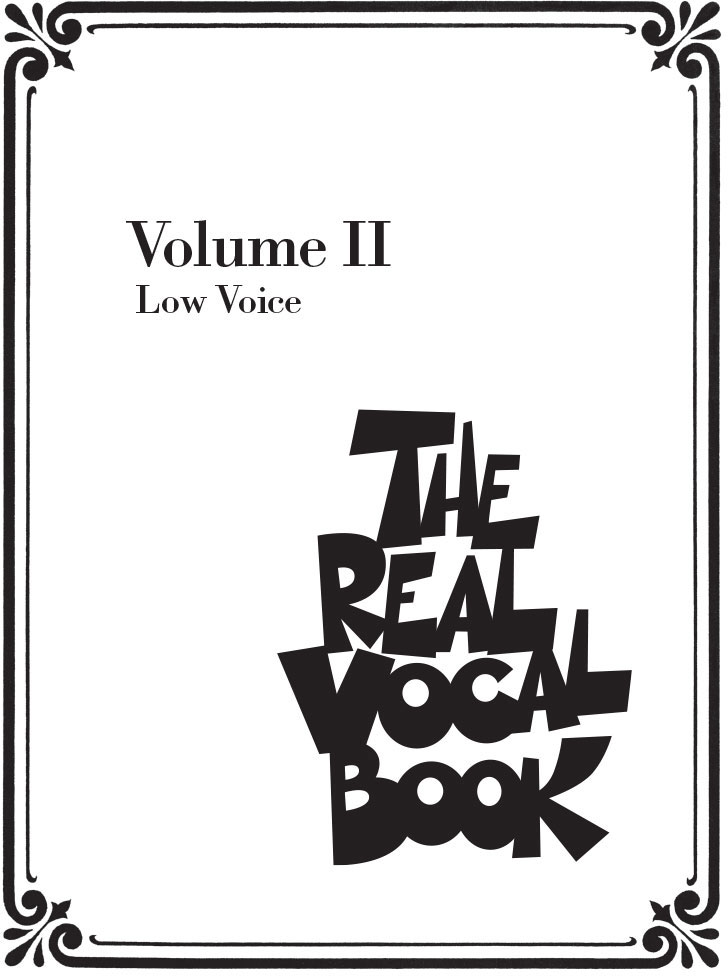 HAL LEONARD The Real Vocal Book - Volume II