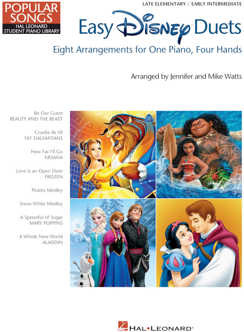 HAL LEONARD Walt Disney - Easy Disney Duets
