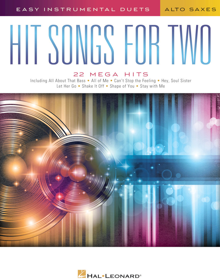 HAL LEONARD Hit Songs for Two Alto Saxophones