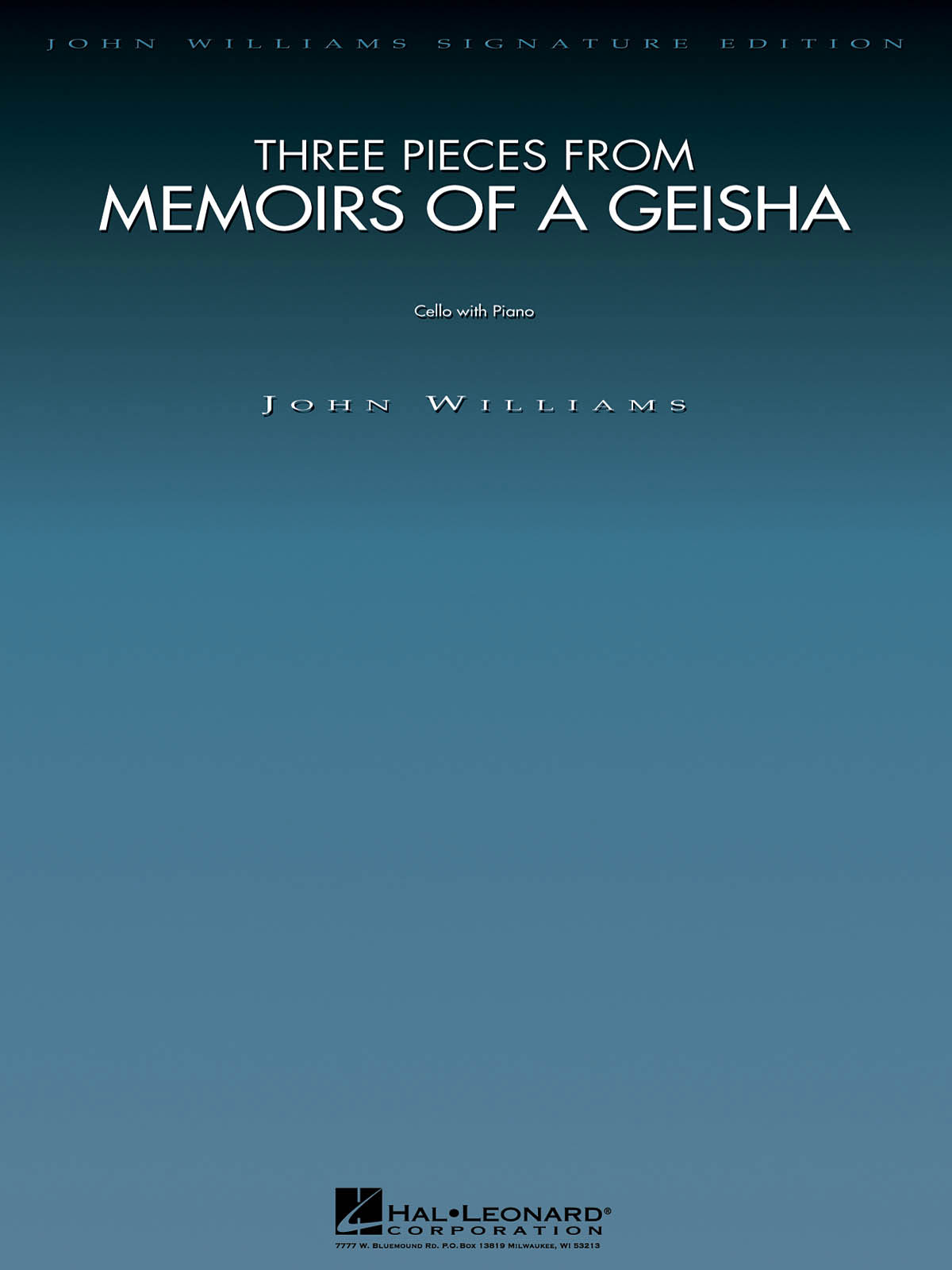 HAL LEONARD Three Pieces from Memoirs of a Geisha