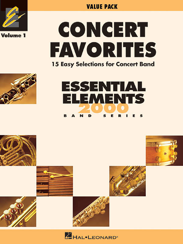 HAL LEONARD Concert Favorites Vol. 1 - Value Pak