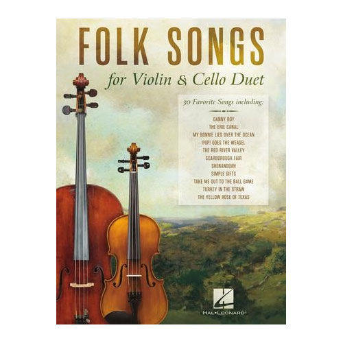 HAL LEONARD Folk Songs for Violin and Cello Duet
