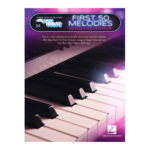 HAL LEONARD First 50 Melodies You Should Play on Keyboard
