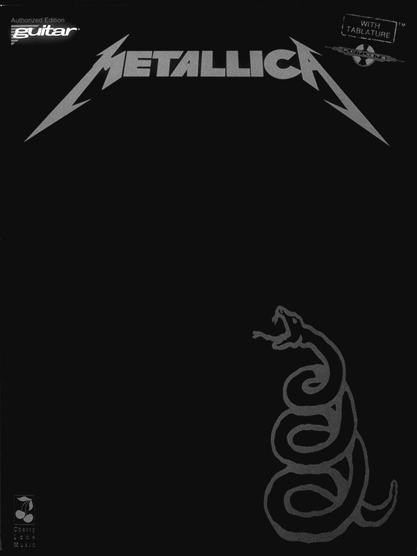 CHERRY LANE Metallica - Black