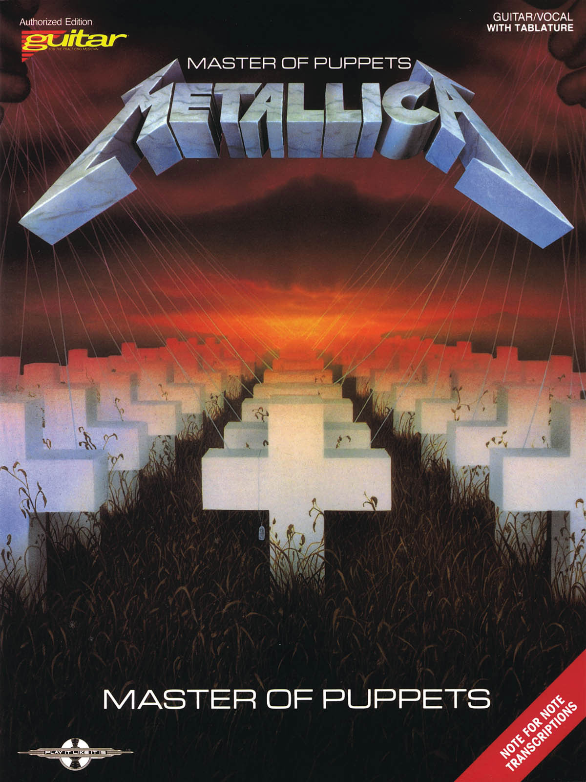 CHERRY LANE Metallica - Master of Puppets
