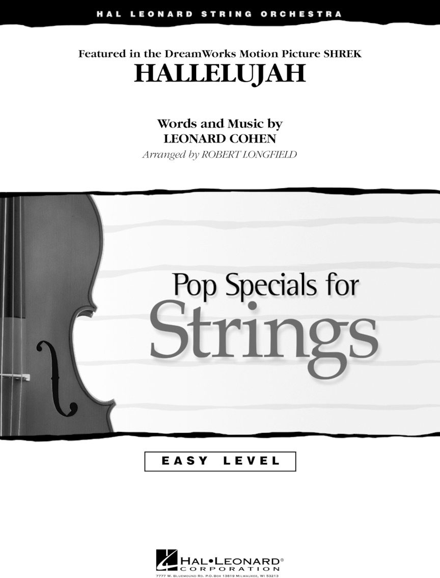 HAL LEONARD Hallelujah
