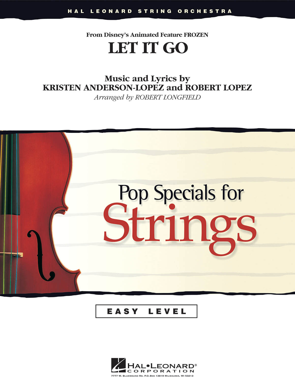HAL LEONARD Let It Go
