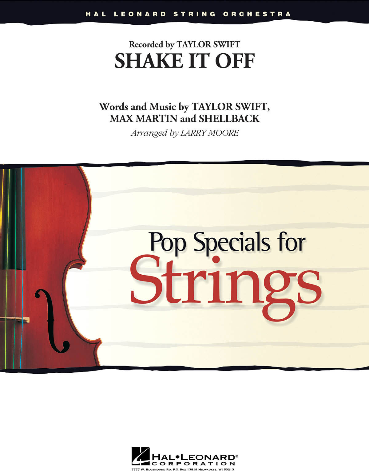 HAL LEONARD Shake It Off