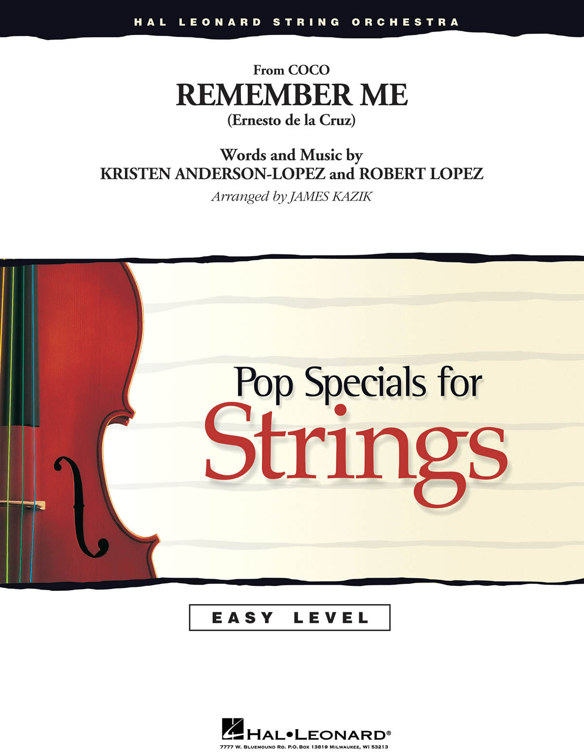 HAL LEONARD Remember Me (from Coco)