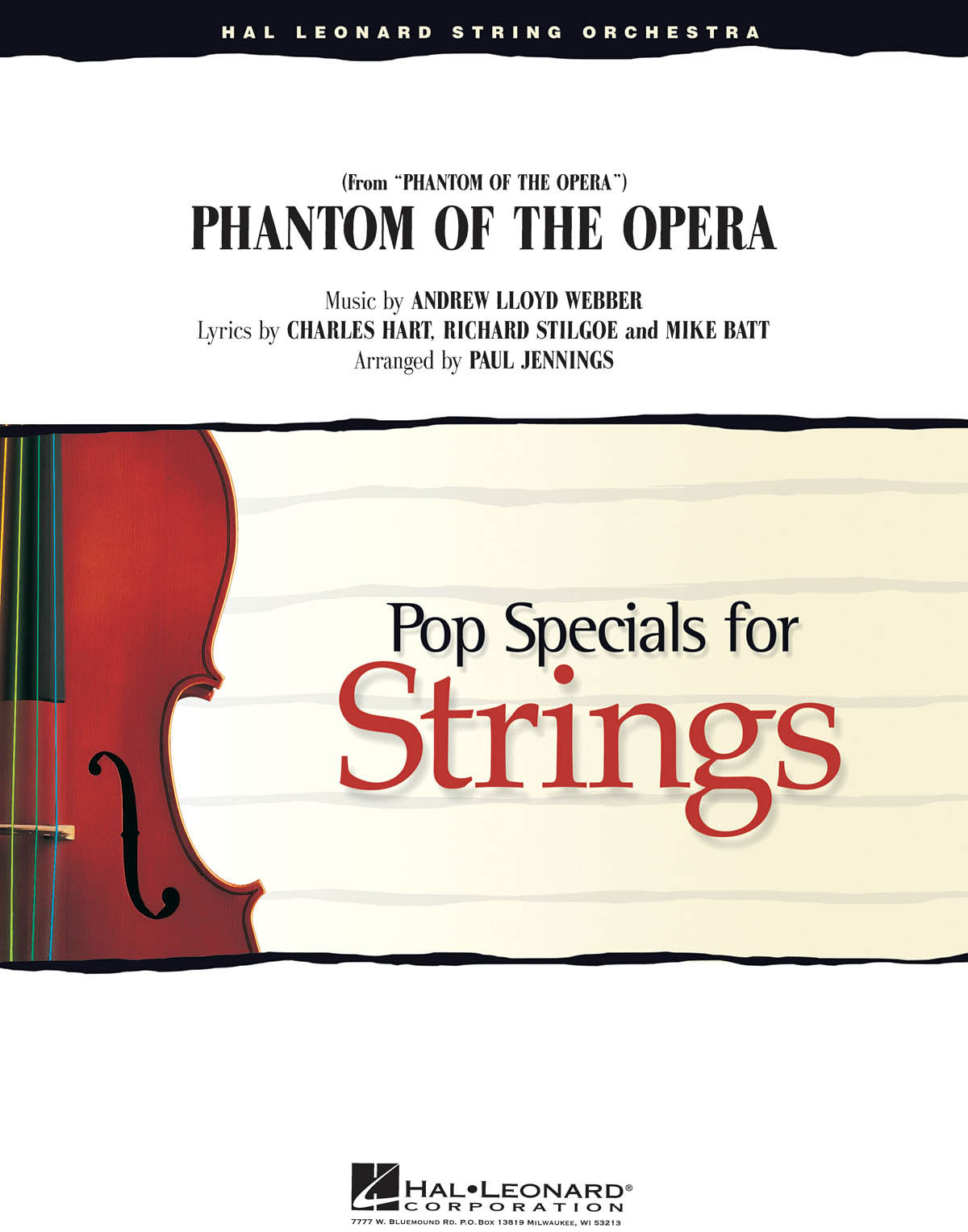 HAL LEONARD Phantom of the Opera (Main Theme)
