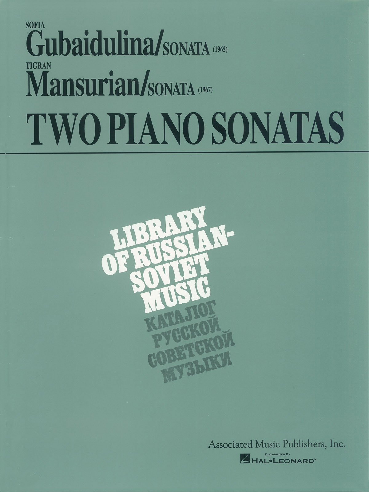 ASSOCIATED MUSIC PUBLISHERS, I Two Piano Sonatas by Young Soviet Composers