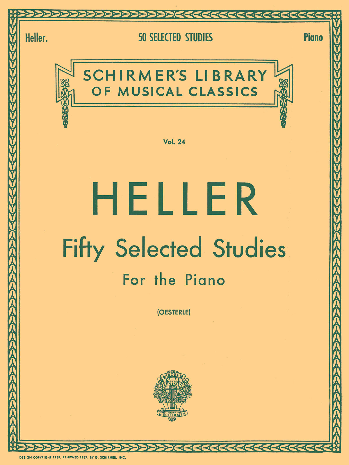 SCHIRMER 50 Selected Studies (from Op. 45, 46, 47)