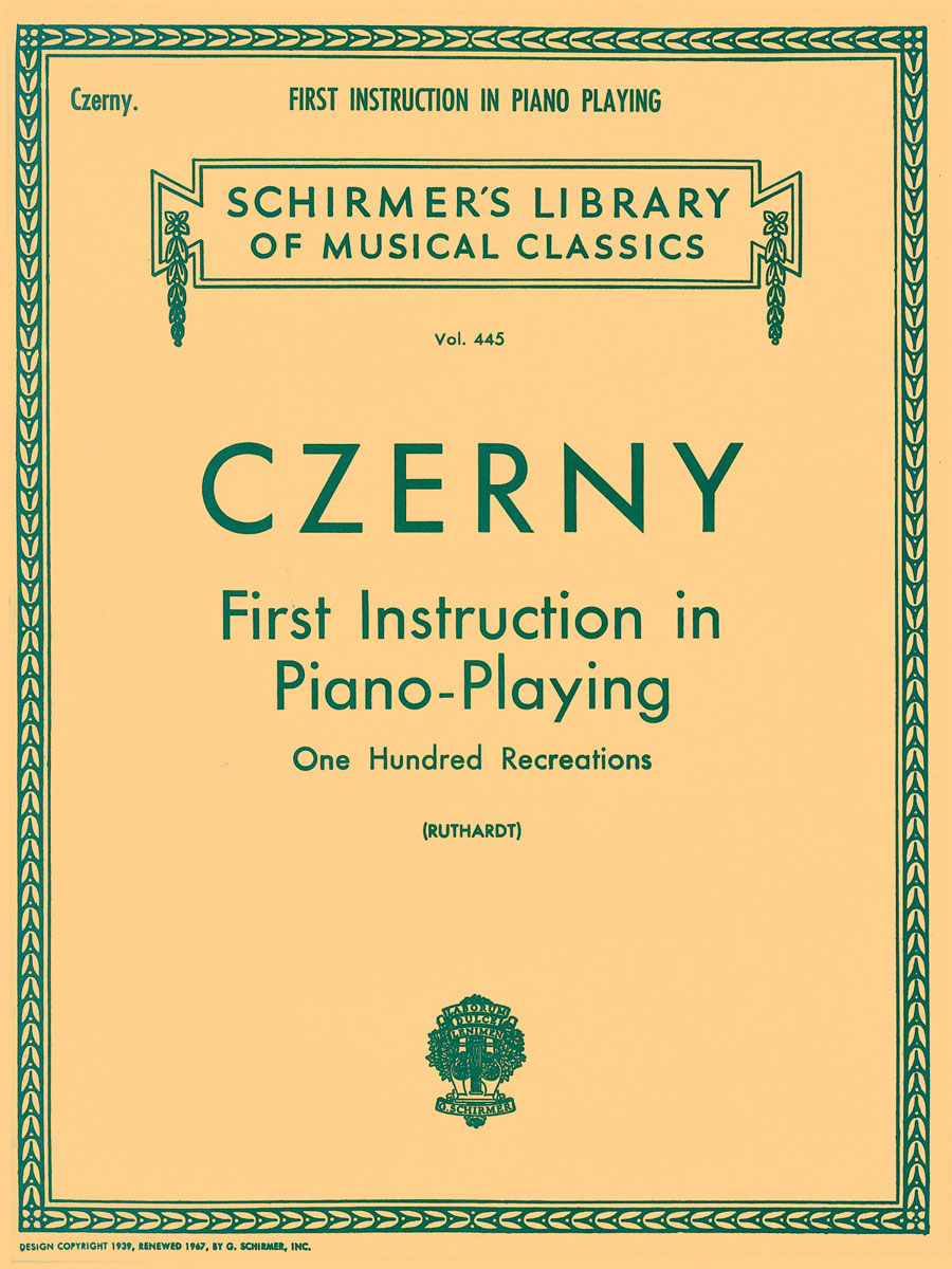SCHIRMER First Instruction In Piano Playing