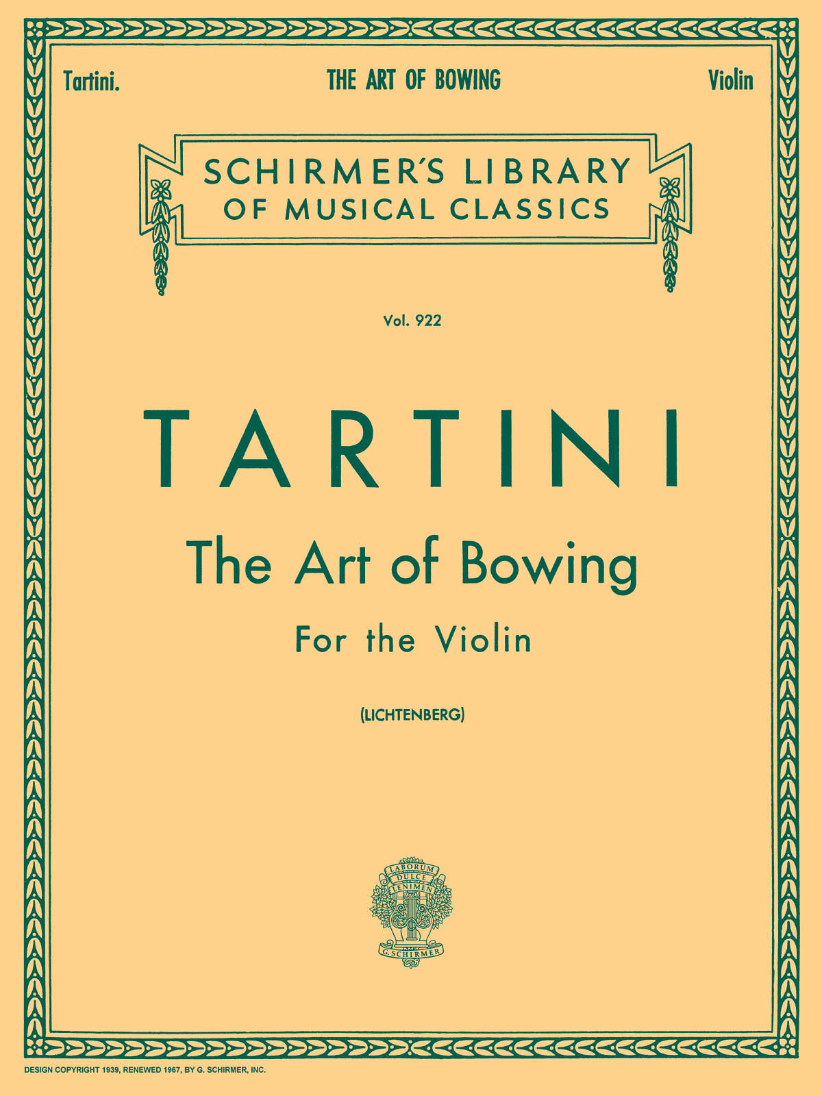 SCHIRMER The Art of Bowing