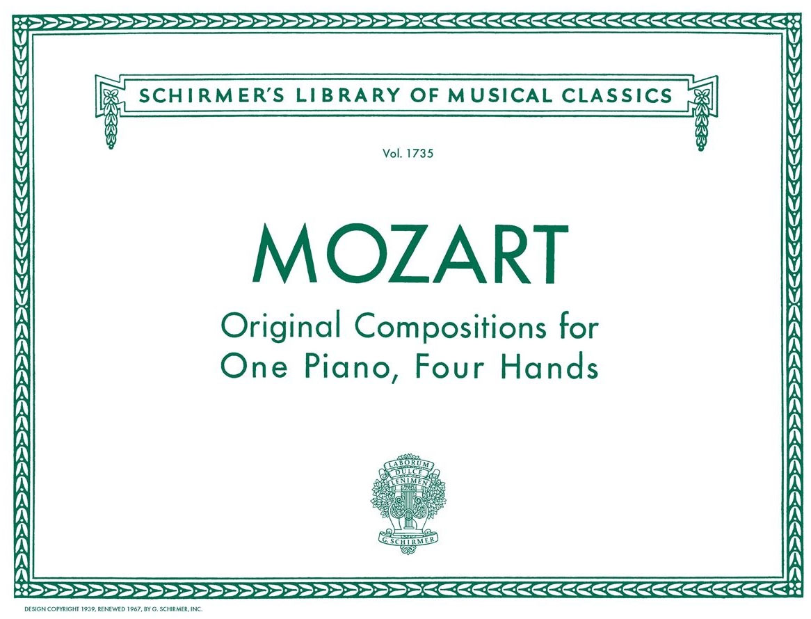 SCHIRMER Original Compositions for Piano, 4 Hands