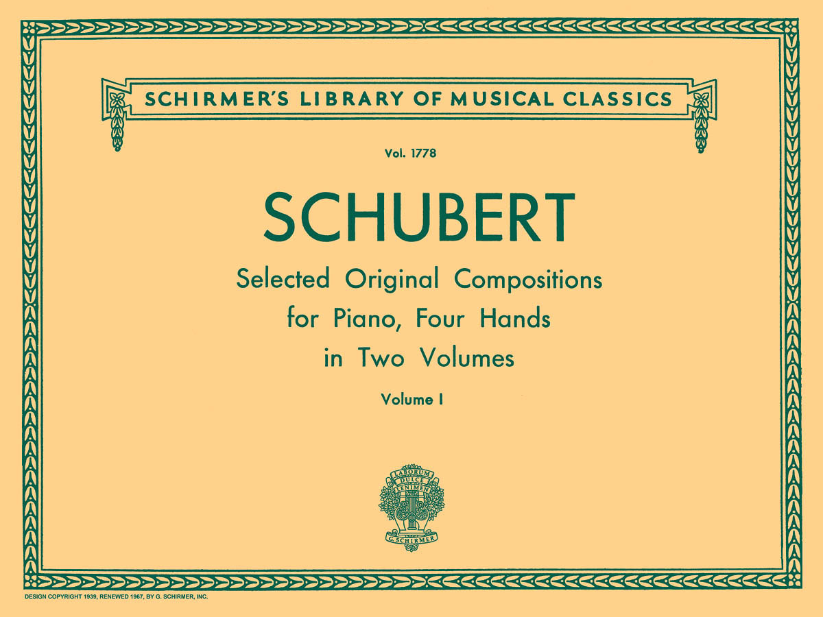 SCHIRMER Original Compositions for Piano - Volume 1