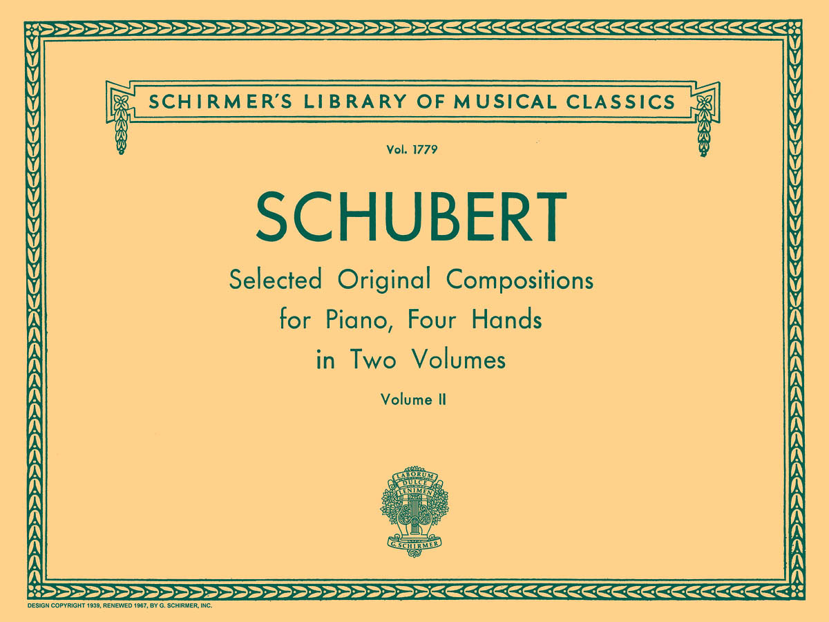 SCHIRMER Original Compositions for Piano - Volume 2