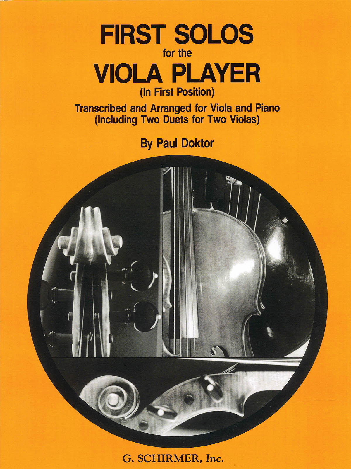 SCHIRMER First Solos for the Viola Player