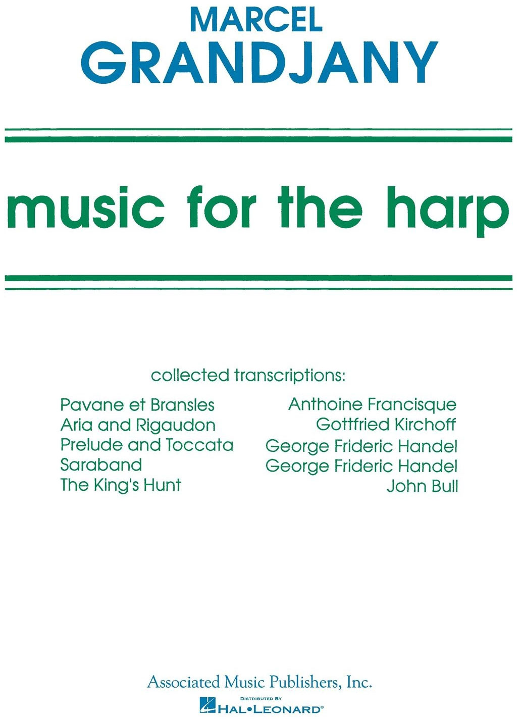 ASSOCIATED MUSIC PUBLISHERS, I Music For The Harp