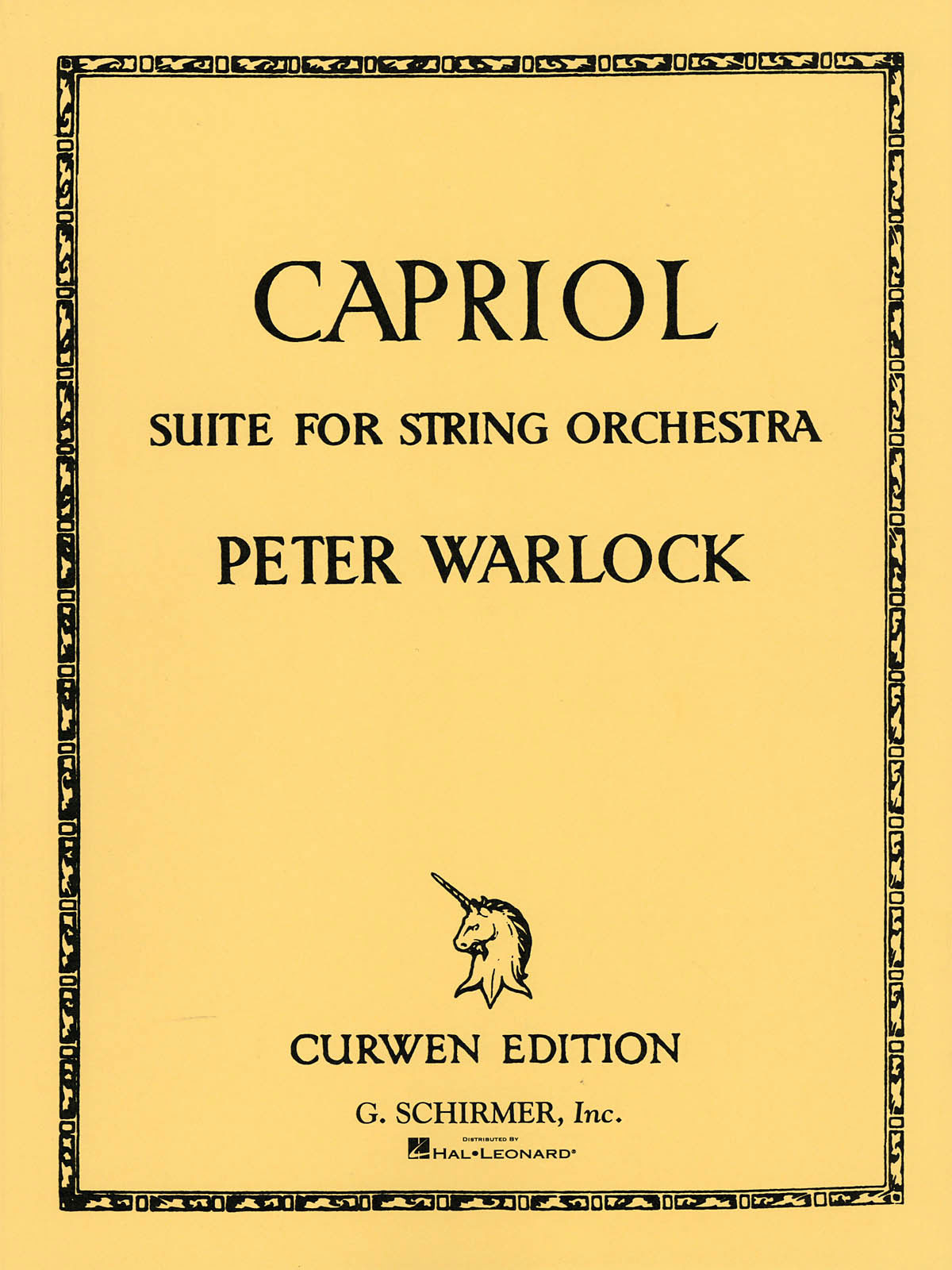 SCHIRMER Capriol Suite