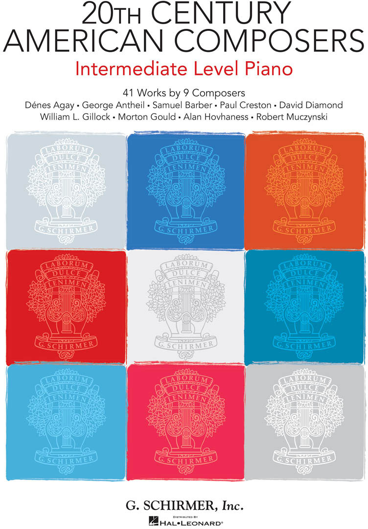 SCHIRMER 20th Century American Composers - Intermed. Level