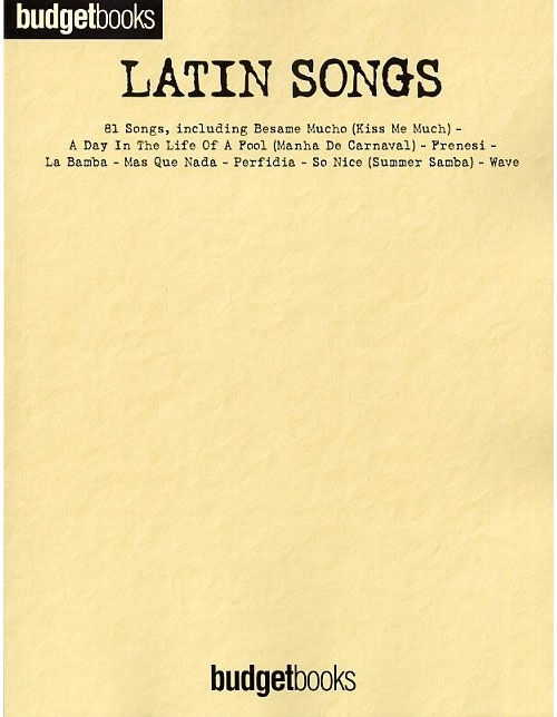 HAL LEONARD Latin Songs