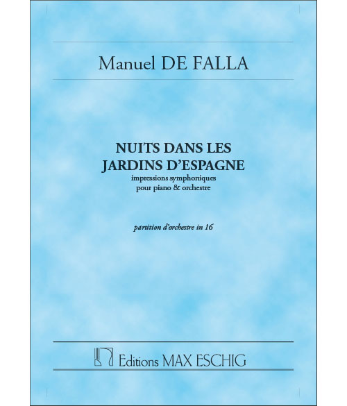 EDITION MAX ESCHIG Nuits Jardins.. Poche