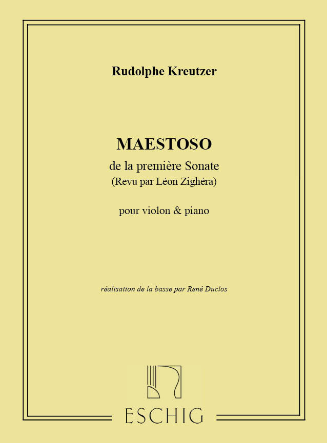 EDITION MAX ESCHIG Maestoso