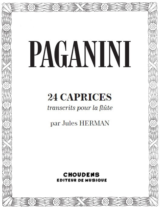 CHOUDENS 24 Caprices For Solo Flute