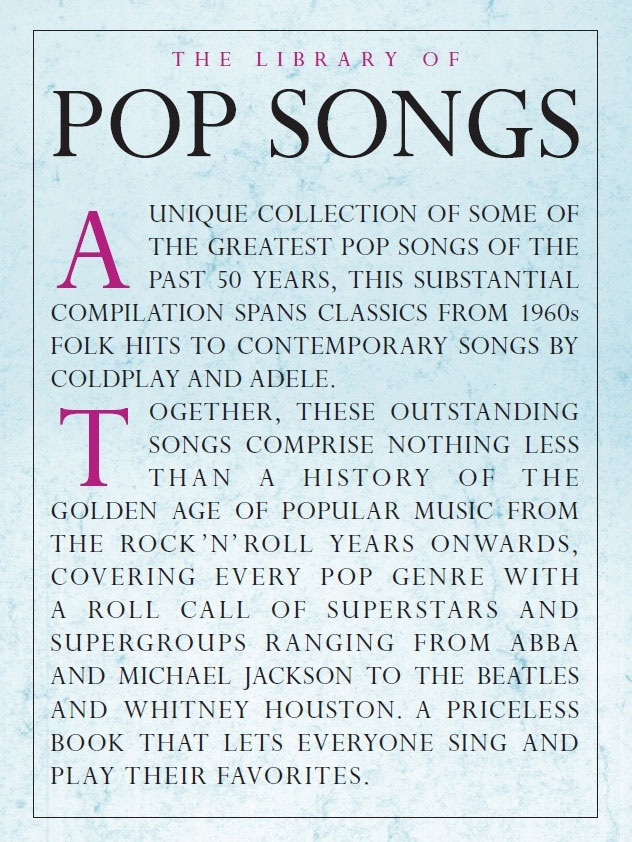 AMSCO The Library Of Pop Songs