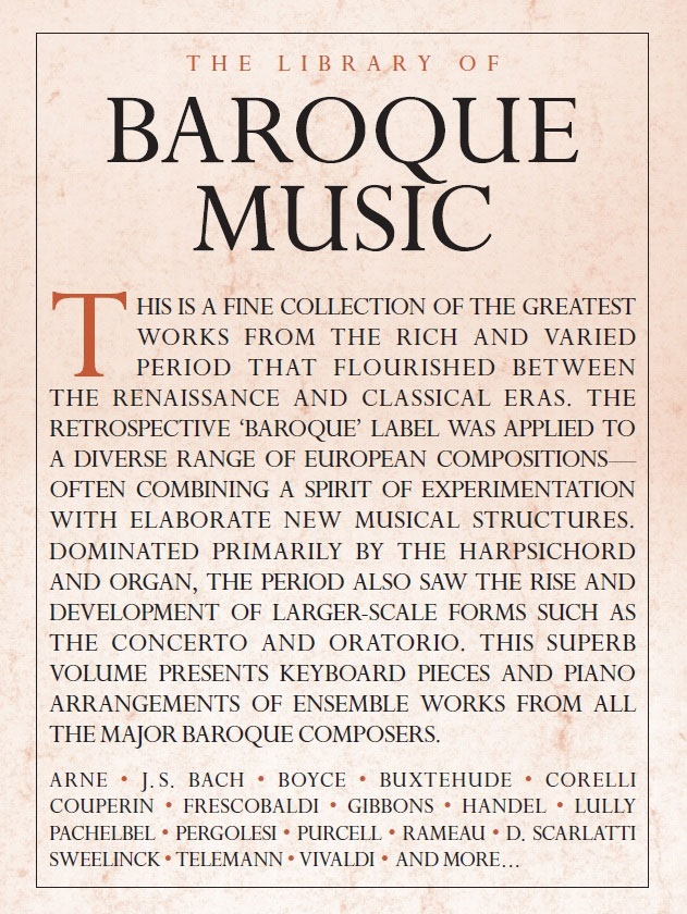 WISE PUBLICATIONS The Library Of Baroque Music