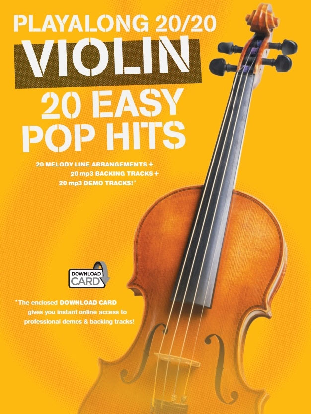 WISE PUBLICATIONS Playalong 20/20 Violin: 20 Easy Pop Hits