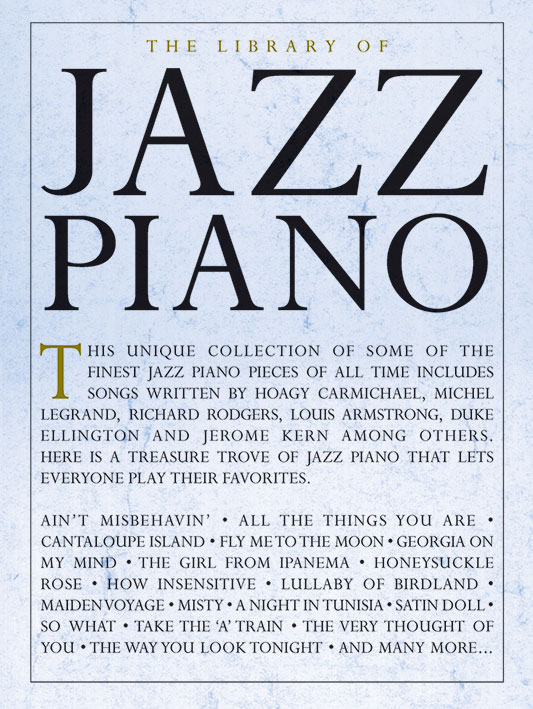 MUSIC SALES The Library Of Jazz Piano