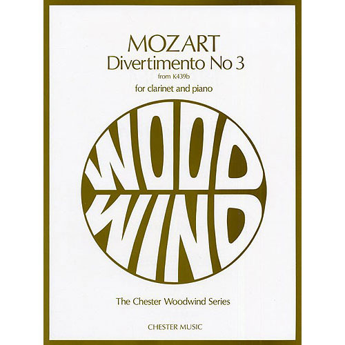 CHESTER MUSIC Divertimento No.3 KV439B