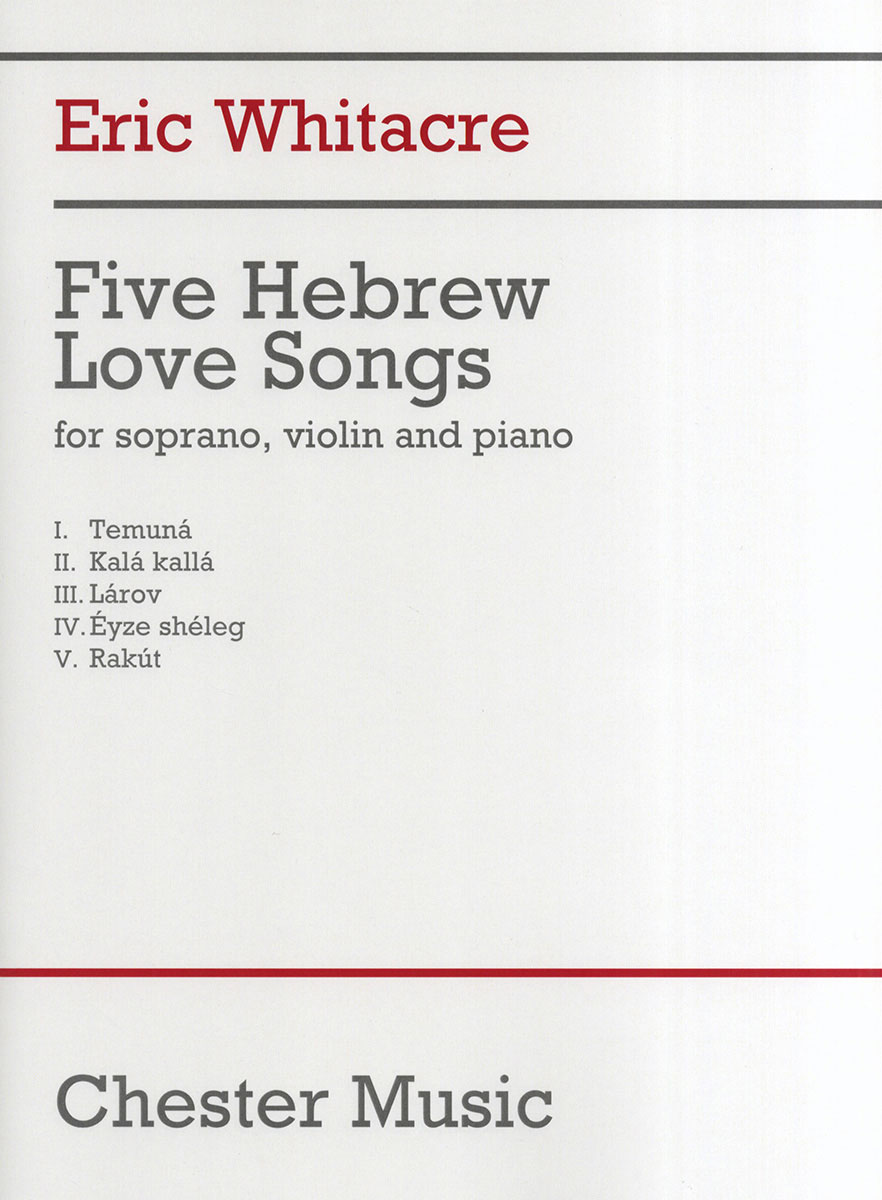 CHESTER MUSIC Five Hebrew Love Songs