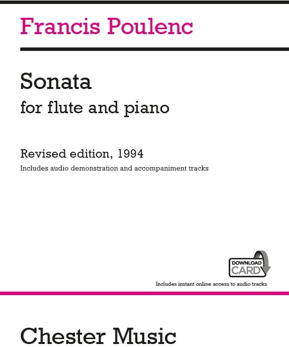 CHESTER MUSIC Sonata For Flute And Piano