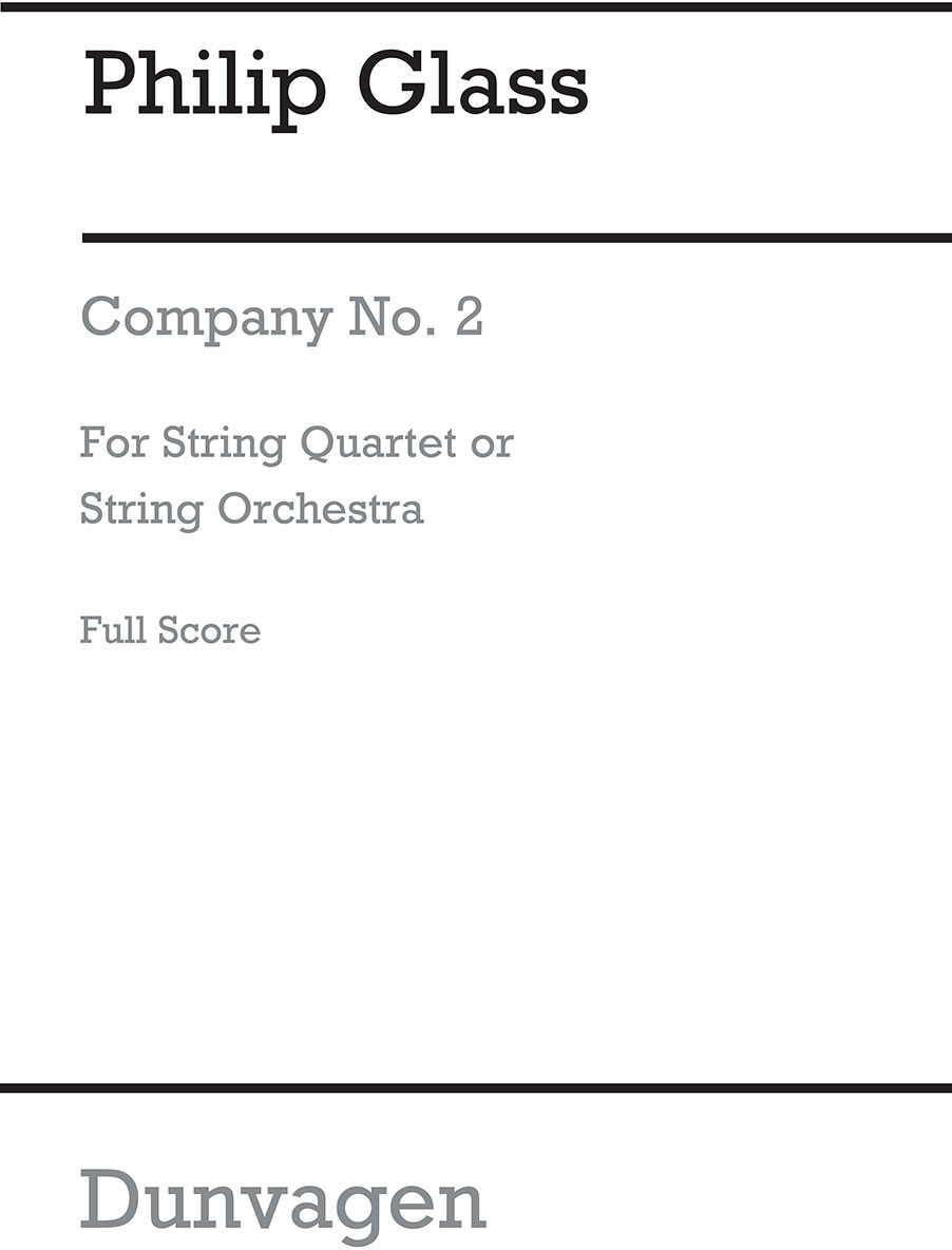 DUNVAGEN String Quartet No 2 'Company'