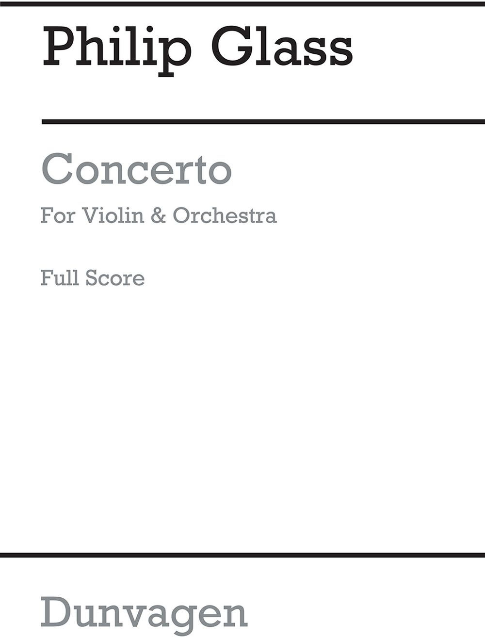 DUNVAGEN Violin Concerto