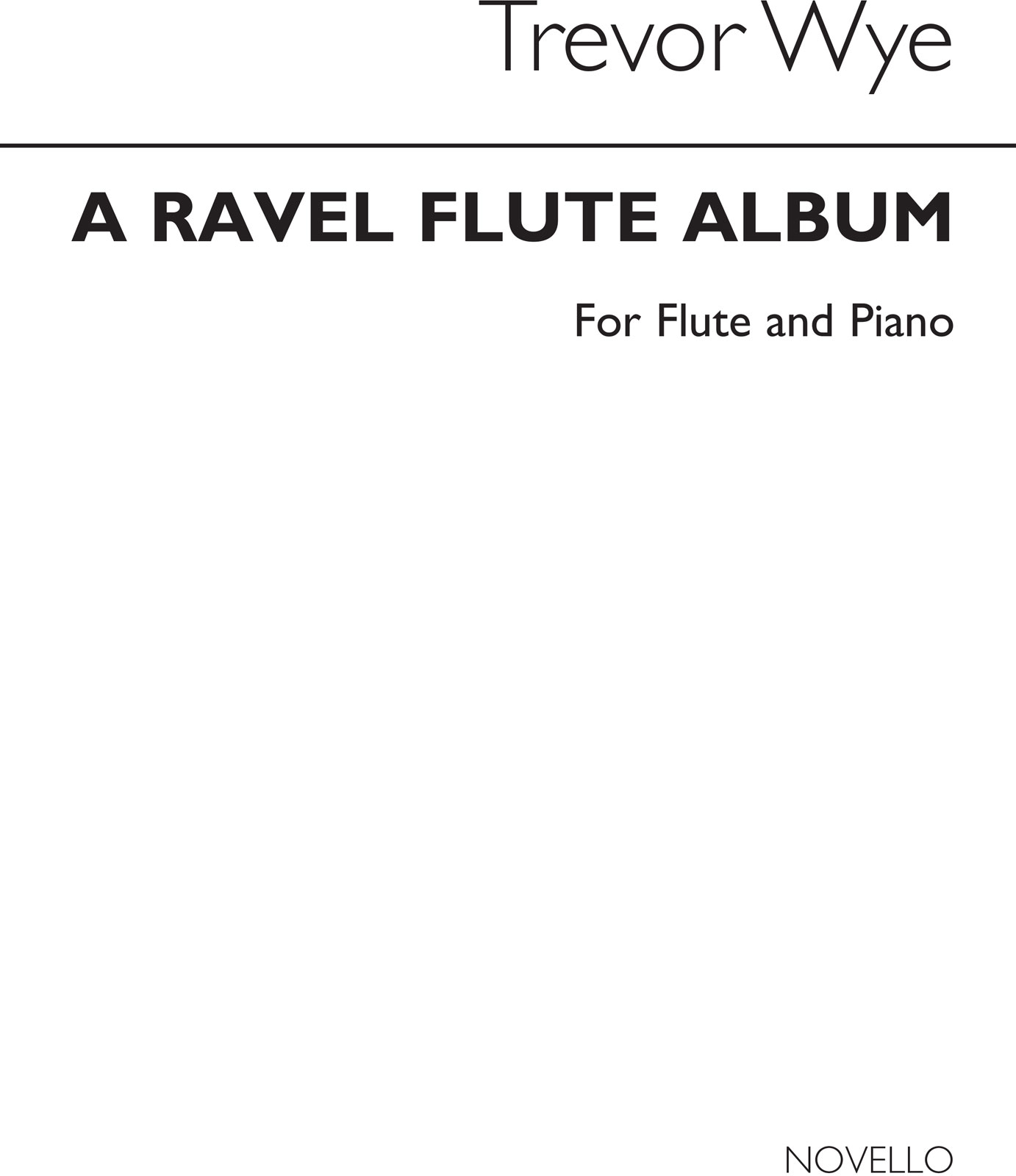 NOVELLO A Ravel Album For Flute And Piano