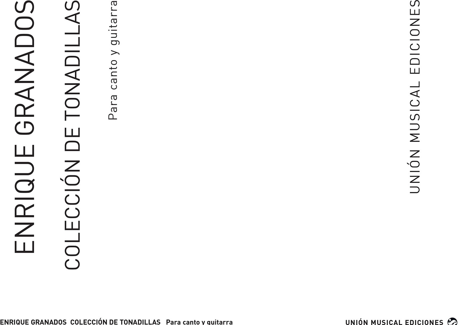UME (UNION MUSICAL EDICIONES) Coleccion De Tonadillas (Voice/Guitar)