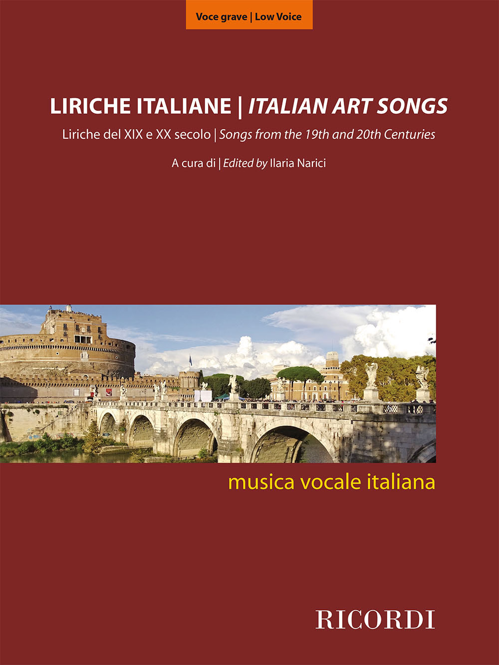RICORDI Italian Art Songs Medium/Low Voice