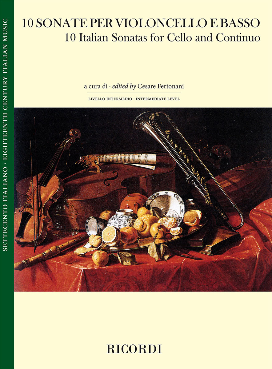 RICORDI 10 Sonate per violoncello e basso continuo