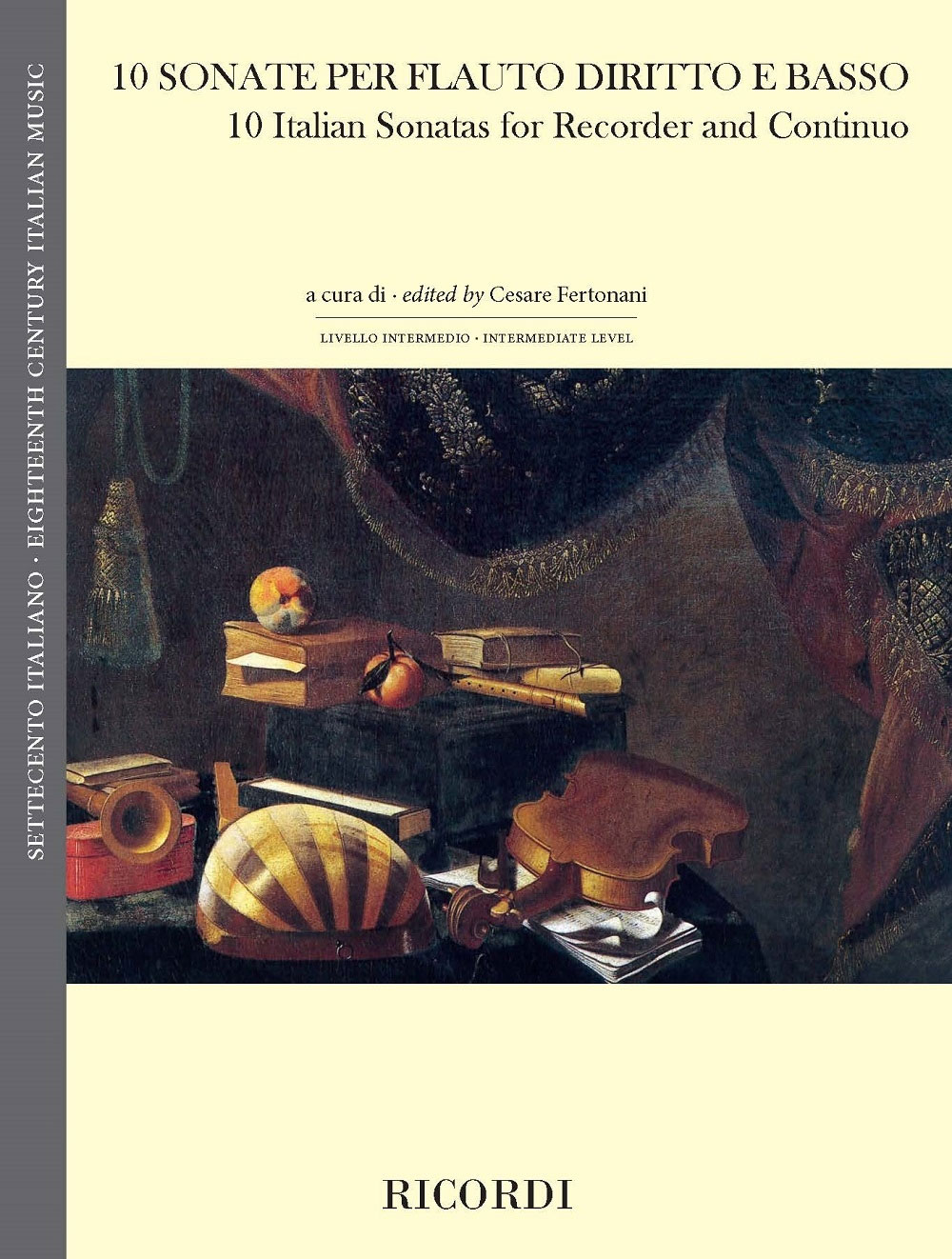 RICORDI 10 Sonate per flauto diritto e basso