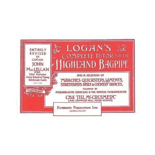 PATERSON'S PUBLICATIONS Complete Tutor For The Highland Bagpipe