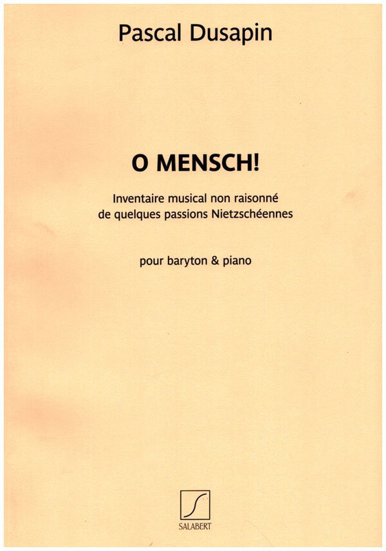 SALABERT O Mensch!