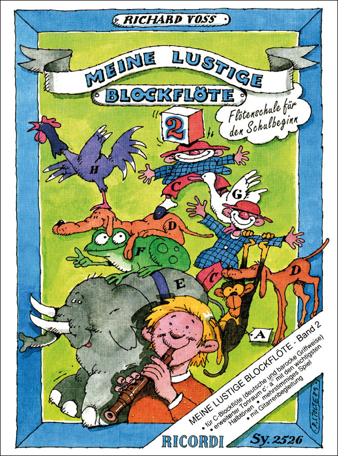 RICORDI Meine lustige Blockflöte Band 2 (dt. und barock)