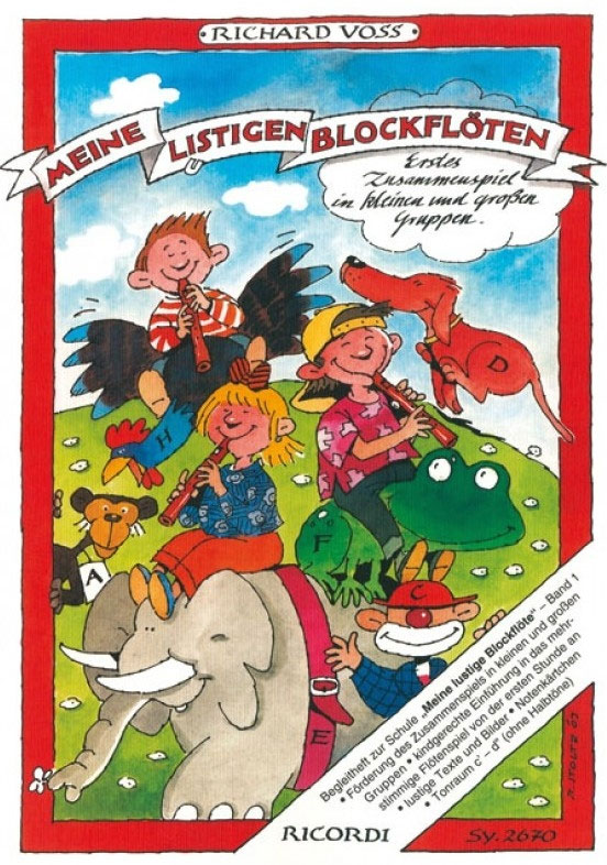 RICORDI Meine listigen Blockflöten (deutsch u. barock)