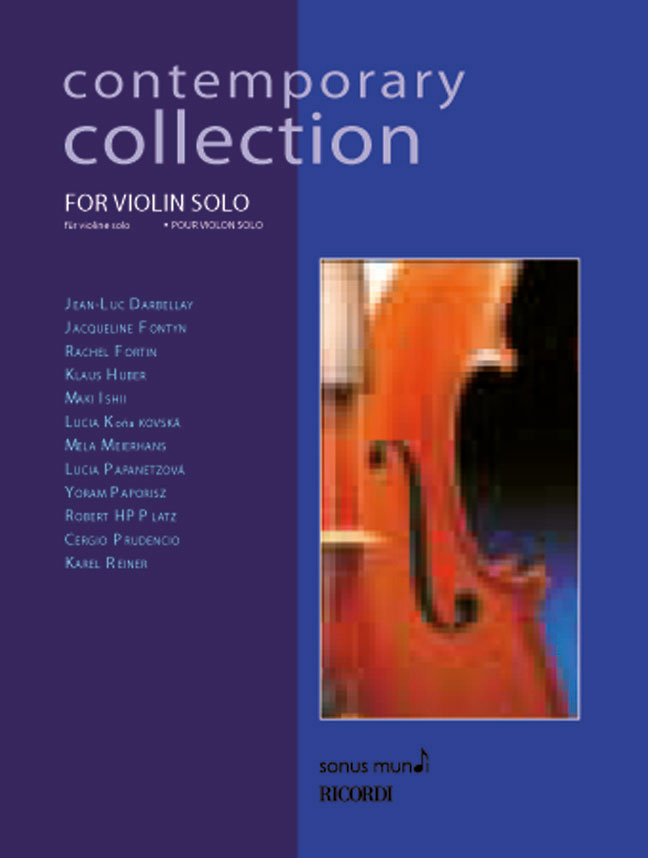 RICORDI Contemporary Collection for Violin