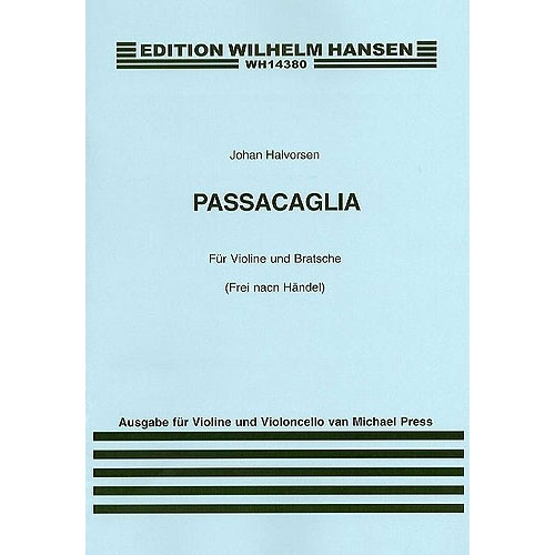 WILHELM HANSEN Passacaglia For Violin and Cello