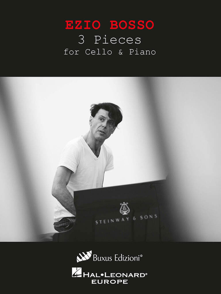 HAL LEONARD BOSSO - 3 PIECES FOR CELLO & PIANO
